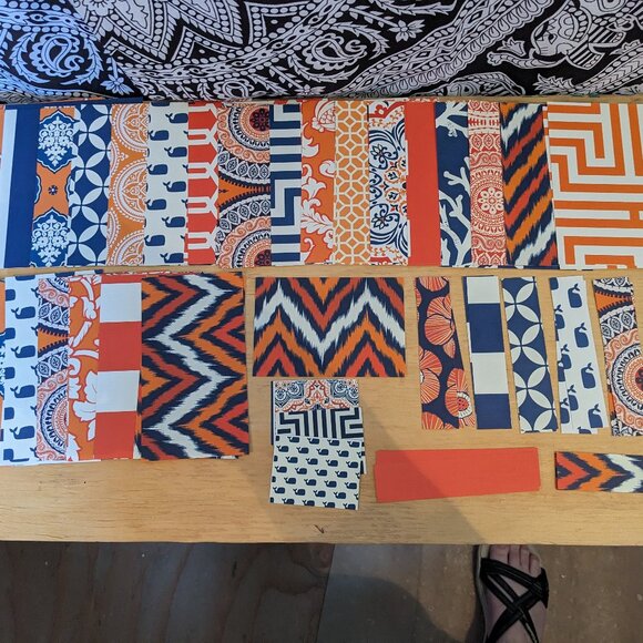 Blue & Orange Card Making Kit - Picture 1 of 4